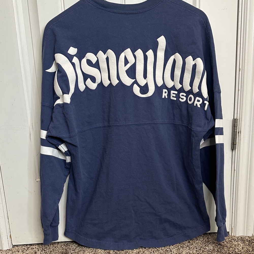 Disney Blue and White Women's Jersey Top